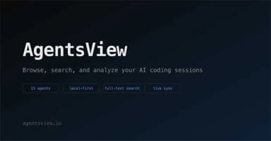 AgentsView là gì? Giải pháp quản lý lịch sử và chi phí cho AI Coding Agent