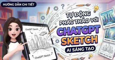 Biến nét vẽ nguệch ngoạc thành tác phẩm nghệ thuật với ChatGPT sketch