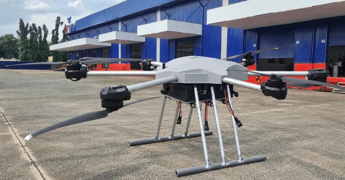 Doanh nghiệp Việt Nam chế tạo thành công UAV vận tải hạng nặng tải trọng 100kg