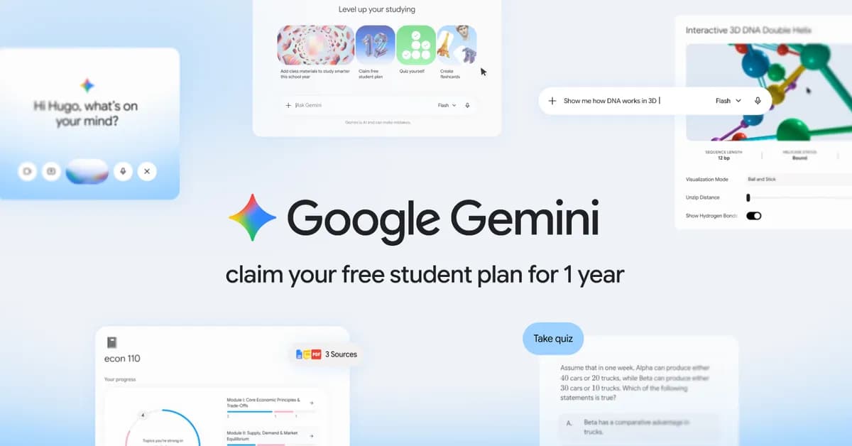 Google tặng sinh viên Việt Nam một năm sử dụng miễn phí Google AI Plus