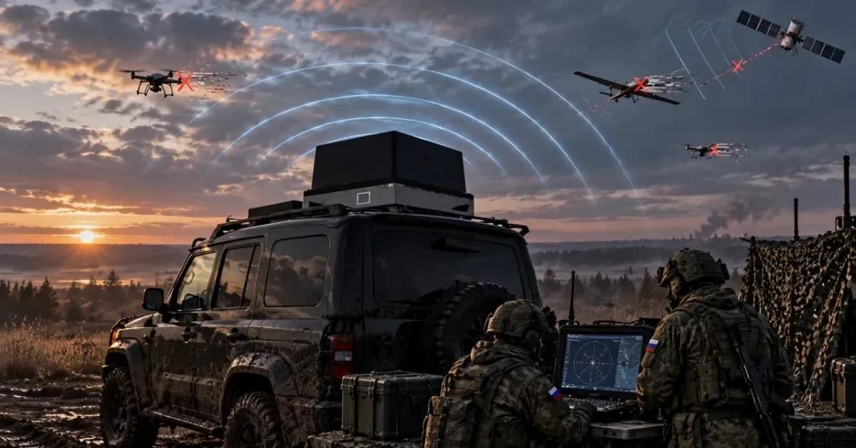 Hệ thống tác chiến điện tử Yastreb-S khắc chế UAV Starlink