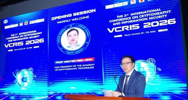 Hội thảo quốc tế VCRIS 2026 nhấn mạnh vai trò trọng tâm của mật mã học