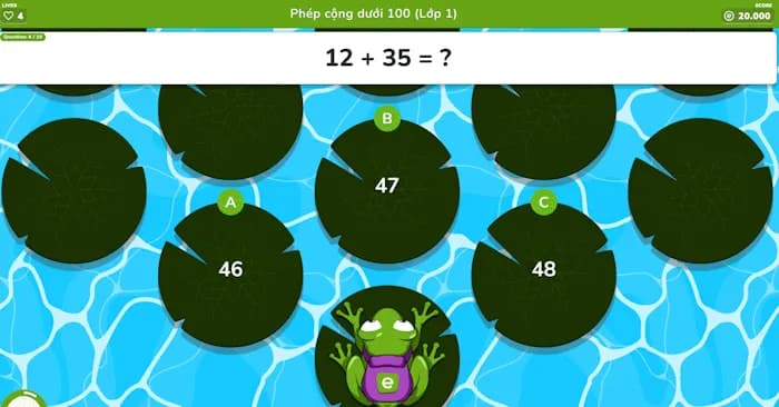 Hướng dẫn chi tiết các bước thiết kế trò chơi Froggy Jumps trên Educaplay
