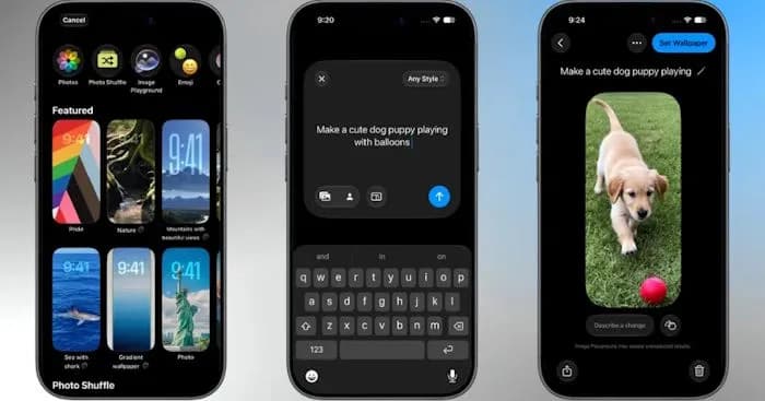 Hướng dẫn chi tiết cách tự tạo hình nền bằng AI trên iPhone mới nhất