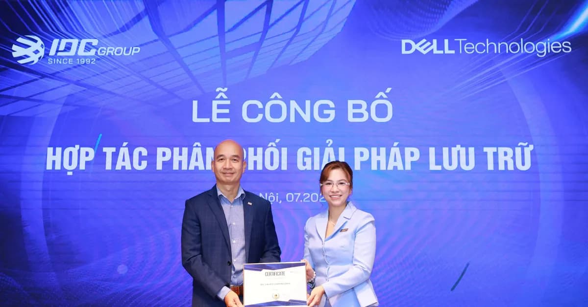 IDC Group mở rộng phân phối toàn diện các giải pháp Dell Technologies