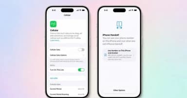 Khám phá tính năng iPhone Handoff cho phép dùng chung số điện thoại trên iOS 27