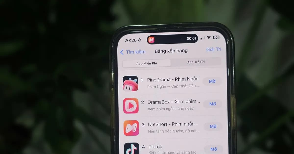 Làn sóng ứng dụng phim ngắn thống trị kho ứng dụng tại Việt Nam