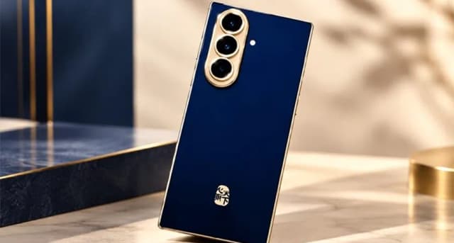 Lộ diện Samsung W27: Điện thoại gập khung vàng mặt lưng xanh đỉnh cao