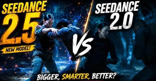 Phân tích chi tiết những thay đổi thực sự giữa Seedance 2.5 và 2.0