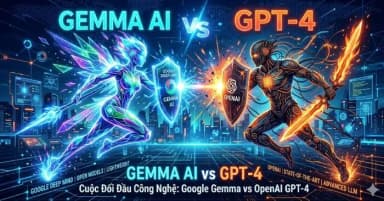 So sánh chi tiết năng lực của Gemma AI và GPT-4 trong kỷ nguyên số