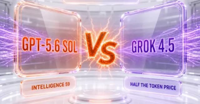 So sánh Grok 4.5 và GPT-5.6 Sol trong lập trình AI: Hiệu năng và chi phí