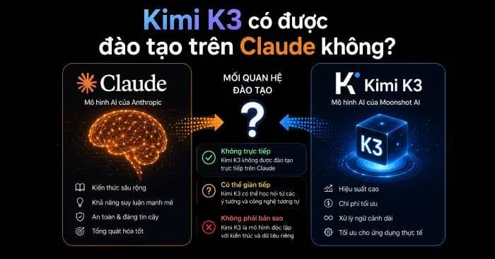 Sự thật đằng sau cáo buộc mô hình Kimi K3 đào tạo trên Claude