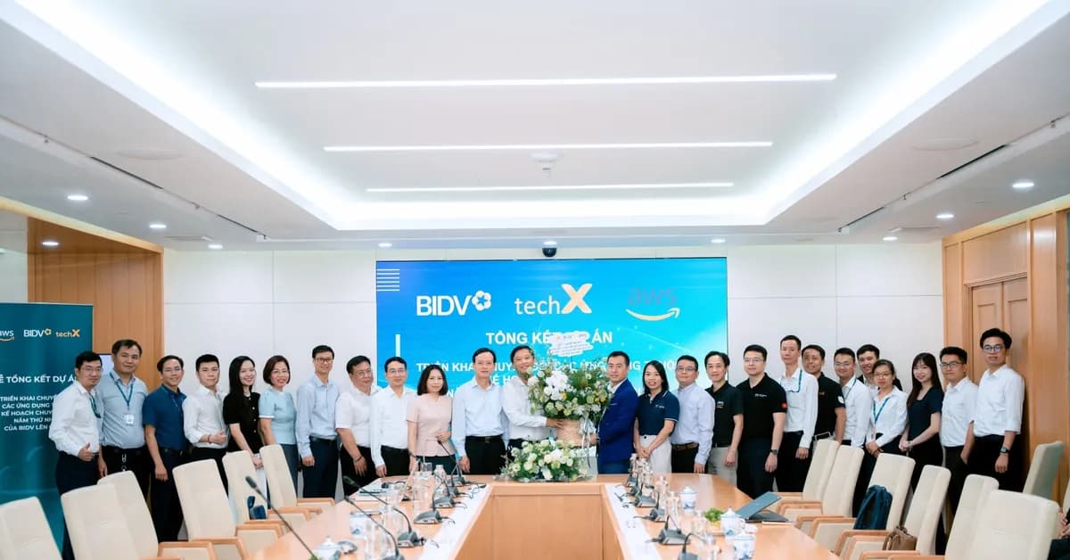 TechX cùng BIDV hoàn tất kế hoạch chuyển đổi năm đầu tiên lên cloud