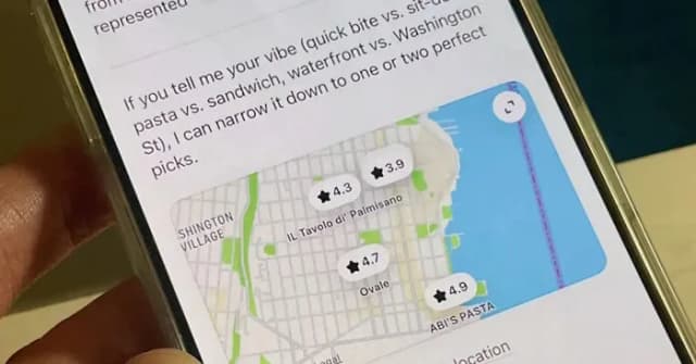 Tính năng bản đồ trên ChatGPT có điểm gì khác biệt so với Google Maps?