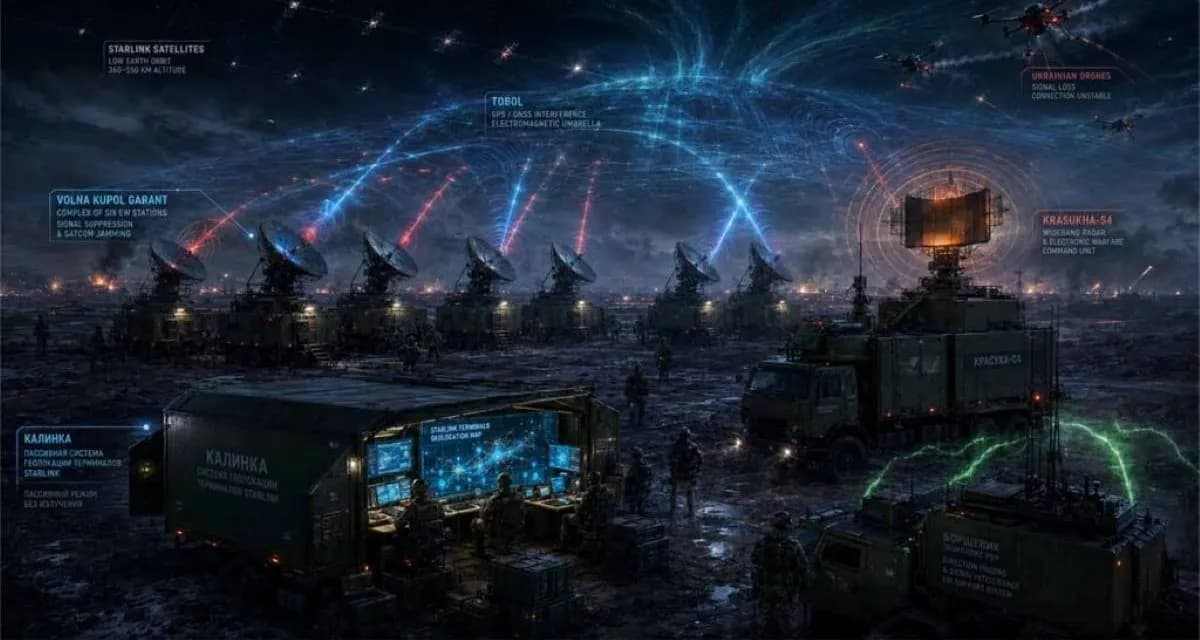 Tirada-S của Nga: Sát thủ thầm lặng bóp nghẹt Starlink và mạng liên lạc