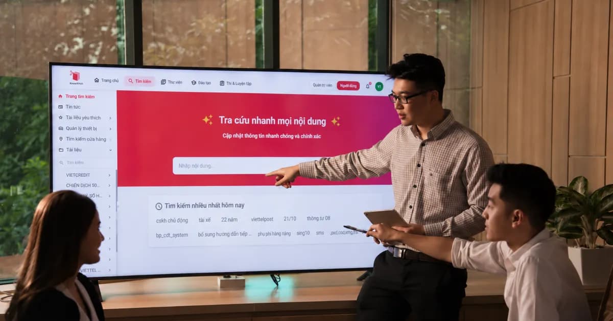 Trí tuệ nhân tạo đang định hình lại cách doanh nghiệp quản lý tri thức nội bộ