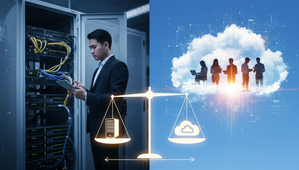 Máy chủ vật lý hay Đám mây: Đâu là lựa chọn chiến lược cho doanh nghiệp SME Việt Nam?